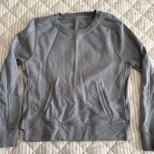 lululemon athletica Gray Sweatshirt cropped